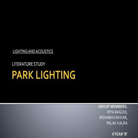 Exterior lighting & Its Types, Purpose & Techniques | PPTX