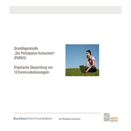 Der Partizipative Konsument (PARKO)
