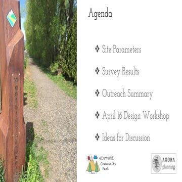 Parks District meeting - 04/25