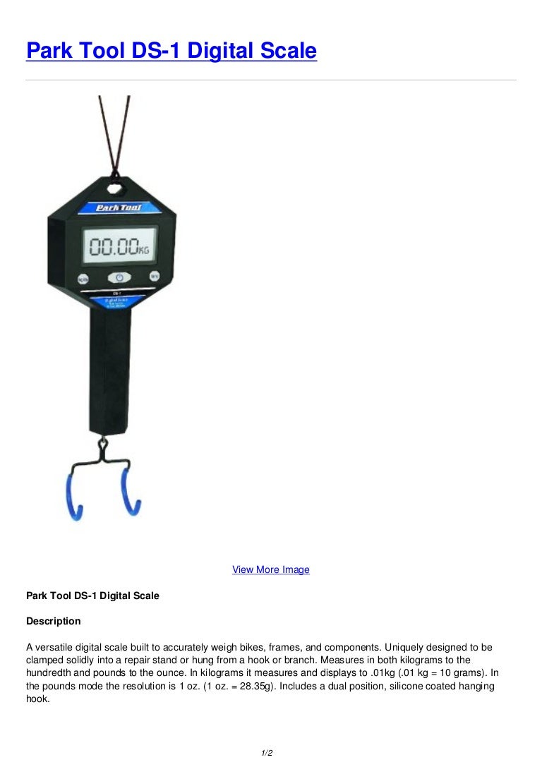 park tool scale