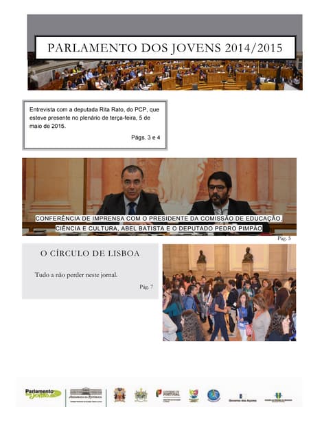 Parlamento dos jovens 2014 15- jorn...