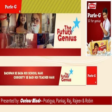 Parle-G campaign- The future genius