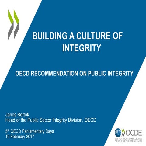 Principles for Managing Ethics in the Public Service | PDF