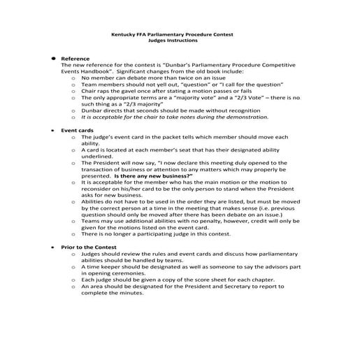 Parliamentary procedure-judges-guide