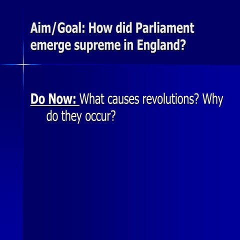 The Revolutions in England 