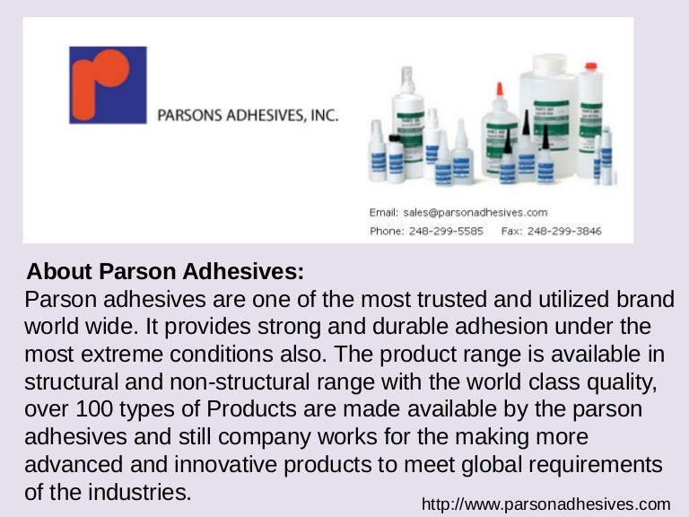 Parlite uv resin adhesives by Parson Adhesives
