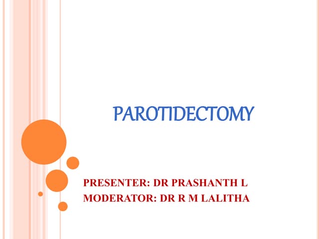 Parotidectomy