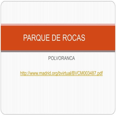 Parque de rocas polvoranca