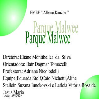 Parque Malwee  em Jaraguá do Sul /S...