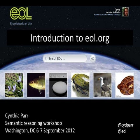 Introduction to EOL.org for scientists
