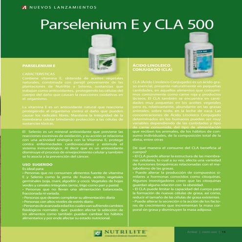 Parselenium E, CLA 500