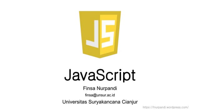JavaScript Basic | PPTX | Web Development | Internet