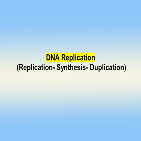 Comprehensive Overview of DNA Replication Mechanisms and Enzymes | PPT