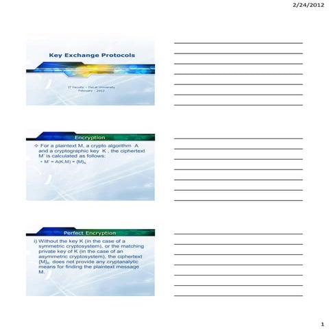Part04 key exchange protocols