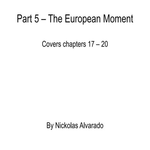 Ways of the World - Part 1