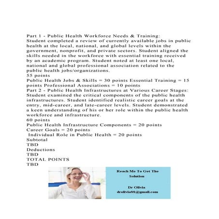 Part 1 - Public Health Workforce Needs & Training Student com.docx