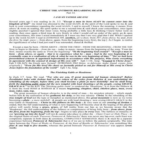 Part 14. i and my father are one.