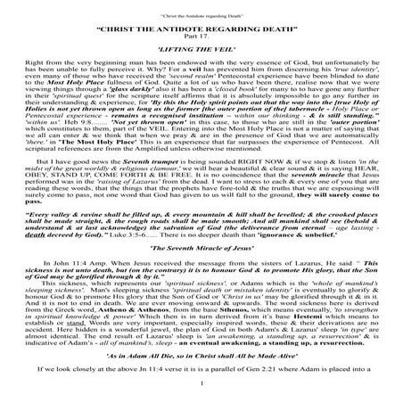 Part 17.lifting the veil. 