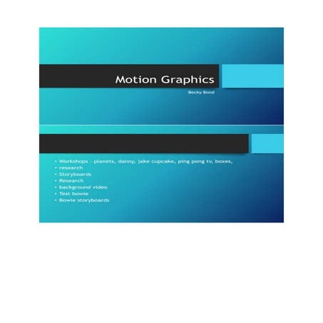 Part 1 beckybond motiongraphics