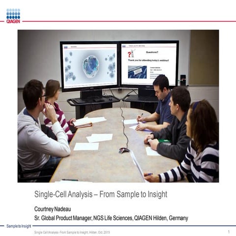 Single-Cell Analysis - Powered by REPLI-g: Single Cell Analysis Series Part 1