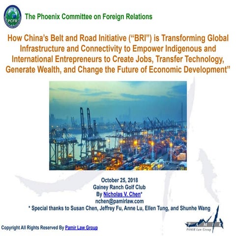 Part 2-How China’s Belt and Road Initiative is Transforming Global Infrastruc...