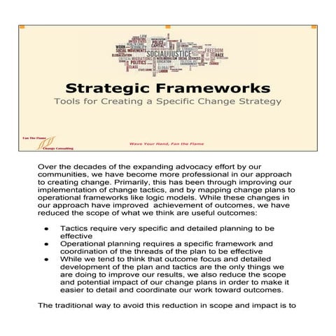 Part 2  strategic frameworks