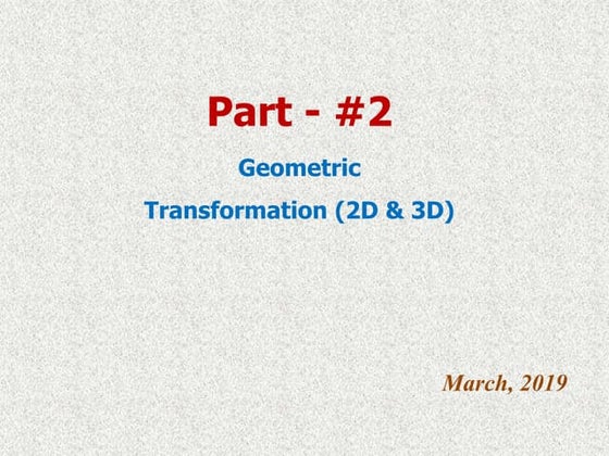 2D Transformation in Computer Graphics.pptx