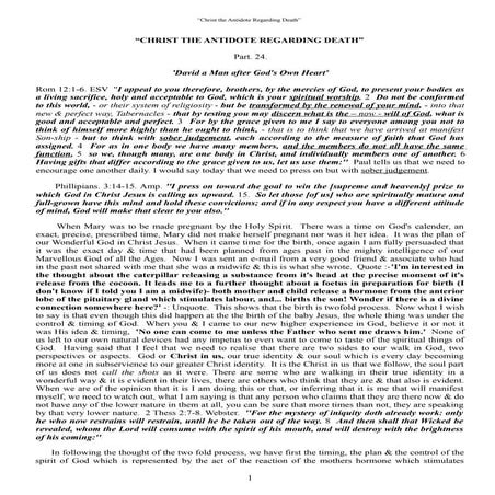 Part 24 david a man after gods own heart.