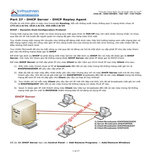 Part 27   dhcp server - dhcp replay agent -www.key4_vip.info
