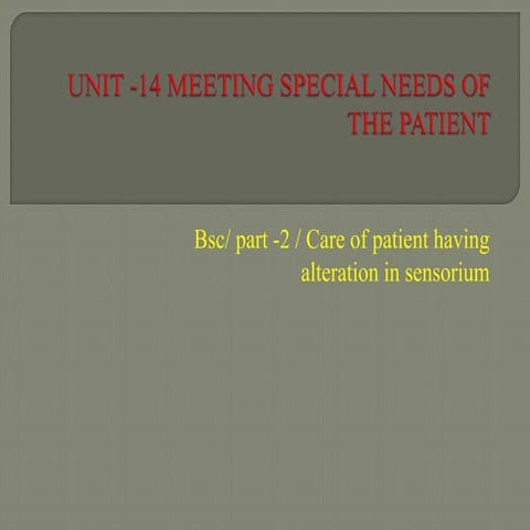 Part 2 unit 14 bsc | PPT