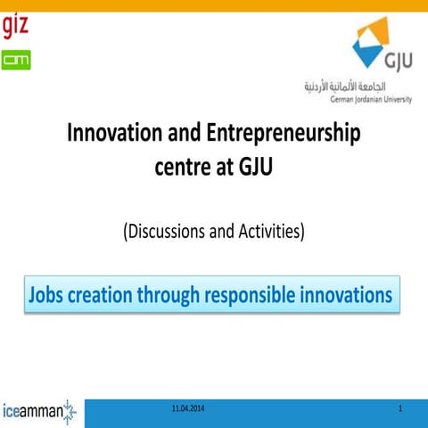 Innovation and Entrepreneurship eco-system discussion