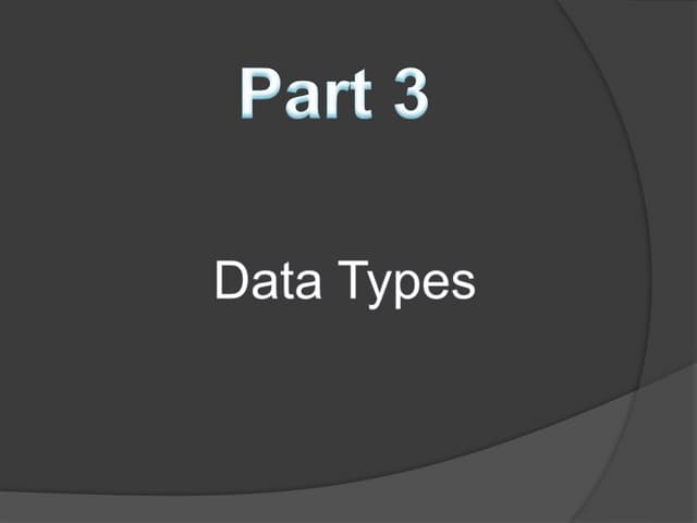 C Programming Language Step by Step Part 3 | PPT