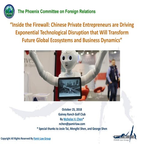 Part 3-Inside the Firewall: Chinese Private Entrepreneurs are Driving Exponen...