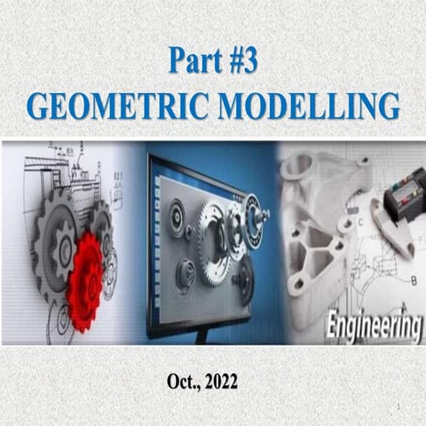 Lecture three Geometric Modeling curve rep