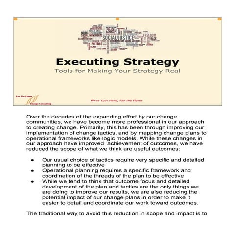 Part 3  Strategy Implementation Tools