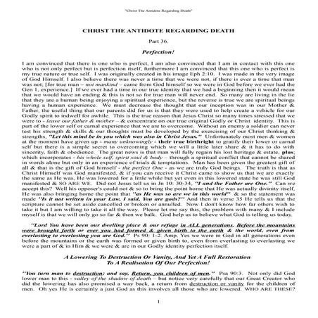 Part 36 perfection Is !! 