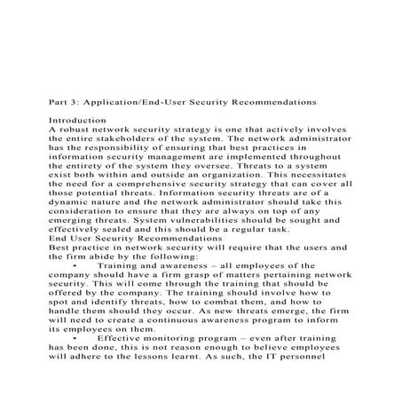 Part 3 ApplicationEnd-User Security Recommendations.docx