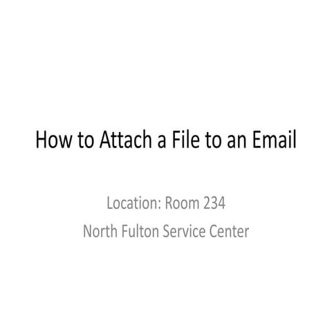 Part 3 how to attach a file to an email