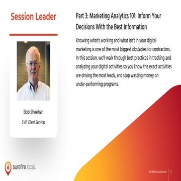 Part 3: Marketing Analytics 101: Inform Your Decisions With the Best Information