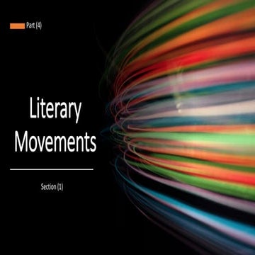 Part (4 1) literary movements