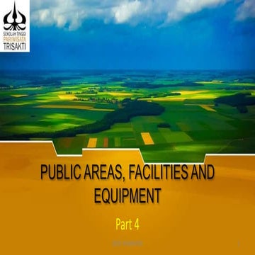 Part 4 public areas, facilities and equipment