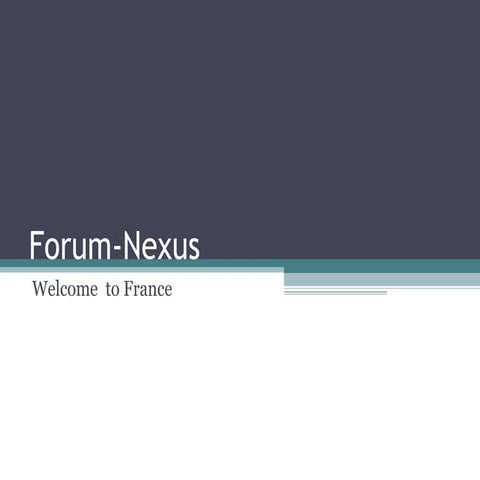 Part 5   paris -  forum nexus finance class summer 2011