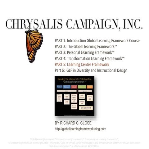 Part 5 Learning Center Framework by Richard C Close