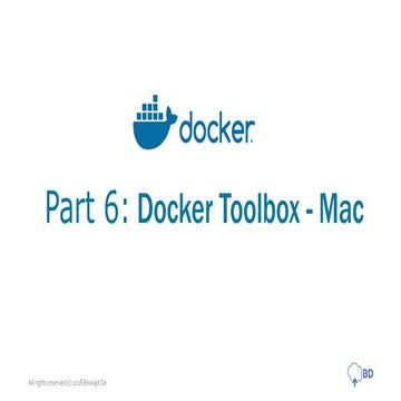 Part 6 Docker Toolbox - Mac