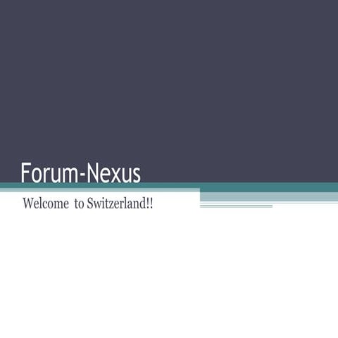 Part 6   switzerland -  forum nexus finance class summer 2011