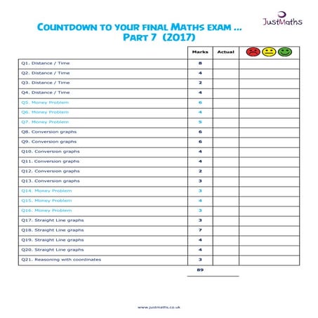 Part 7   final countdown - questions 