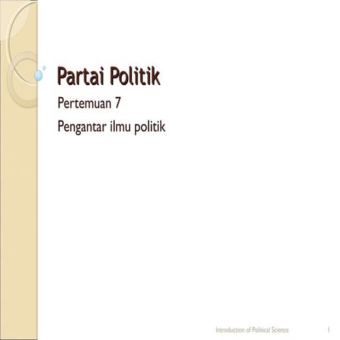 Partai Politik