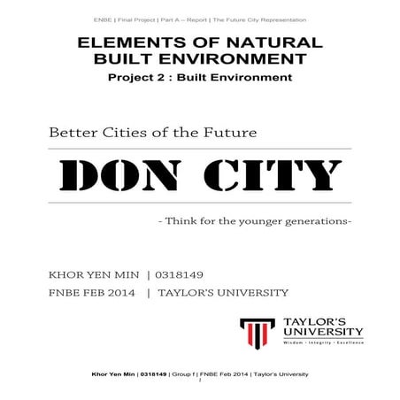 DON CITY Proposal