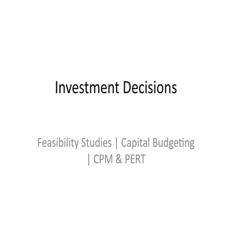 Investment Decisions of feasible studies .pptx