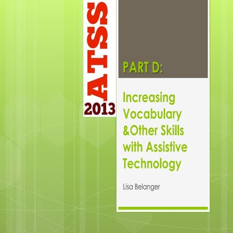 Part D--Vocabulary et al